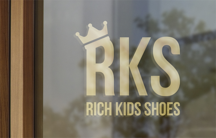 Thiết kế Logo và Bộ nhận diện thương hiệu Giày trẻ em Rick Kids Shoes